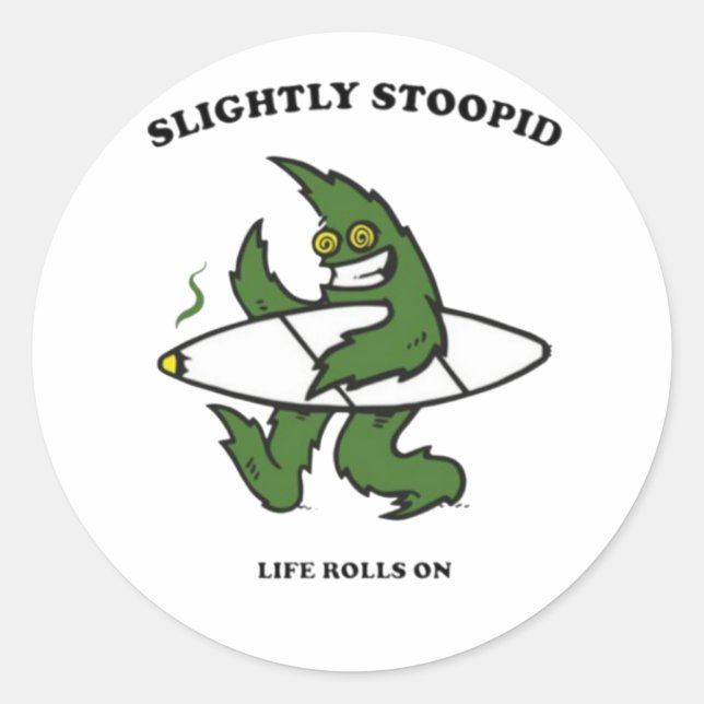 Slightly Stoopid Classic Round Sticker (Front)