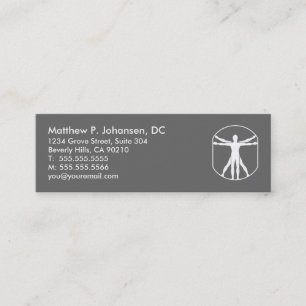 Slim Chiropractic Business Cards