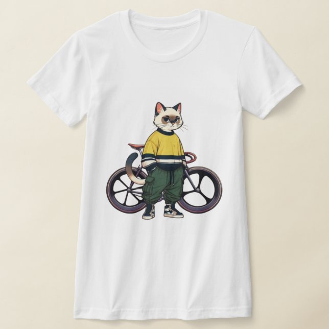 slim fit attitude cut  T-Shirt (Laydown)