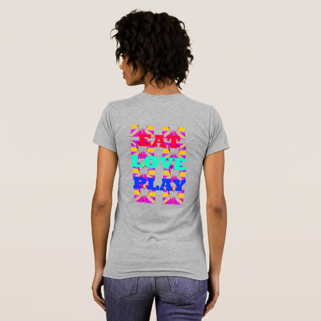 Slim fit Love and PlayT-Shirt T-Shirt (Back Full)