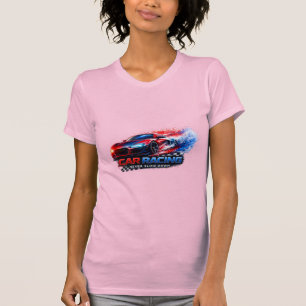Slim Fit Racing Car T-Shirt for Women – Bold Speed