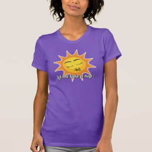 Slim Fit Tee : Take a Nap (purple)
