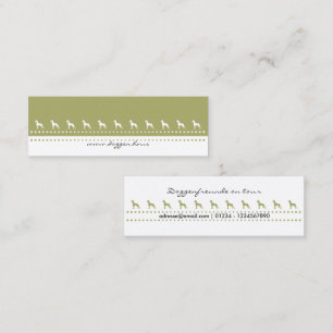 Slim Great Dans Mini Business Card
