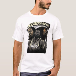 Slim Reaper BKLYN Basketball Illustration T-Shirt