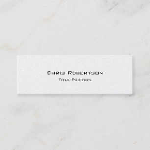 Slim Trendy Charming Business Card