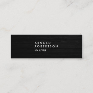 Slim Wood Effect Trendy Professional Business Card