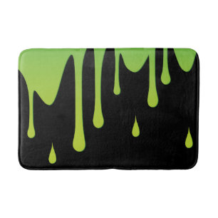 Slime dripping bath mat