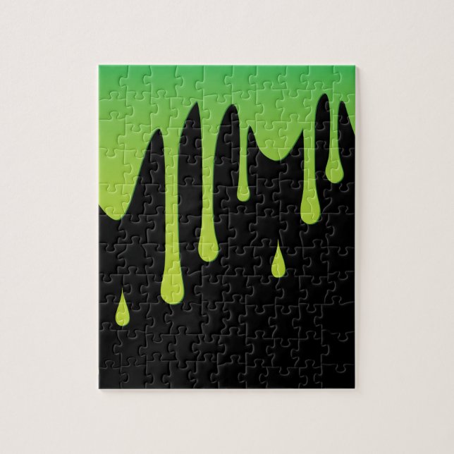 Slime dripping jigsaw puzzle (Vertical)
