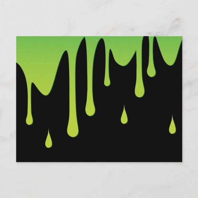 Slime dripping postcard (Front)