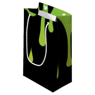 Slime dripping small gift bag
