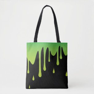 Slime dripping tote bag