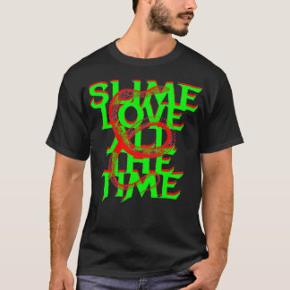 Slime Love All The Time SLATT Snake Graphic Hip Ho T-Shirt