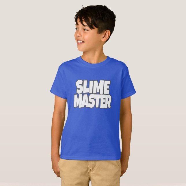 Slime Master Shirt for Boys (Front Full)