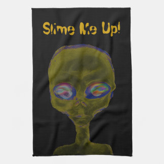 Slime Me Up Alien Towel