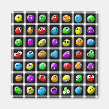 Slime Pop! Slime Grid Magnet