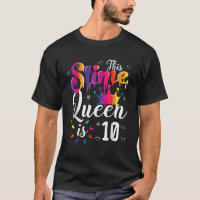 slime queen crown Birthday 10th gift for girls 10