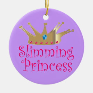 Slimming Princess Ceramic Tree Decoration
