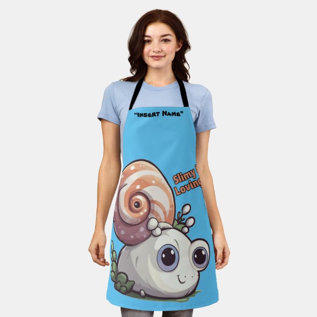 Slimy and Loving It Apron (Worn)