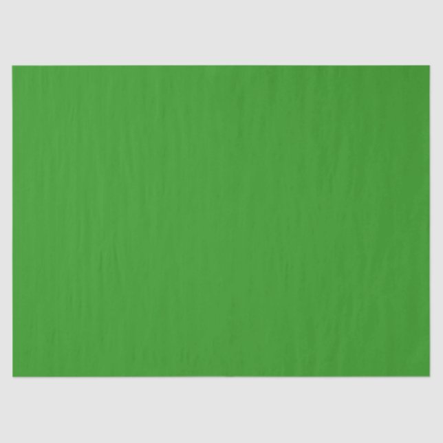 Slimy Green Solid Colour Tissue Paper (Front)