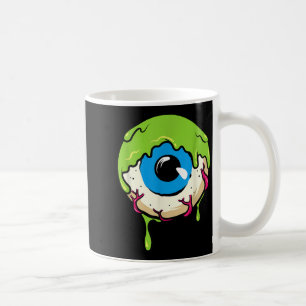 Slimy Human Eye Ball - Creepy Funny Halloween Coffee Mug