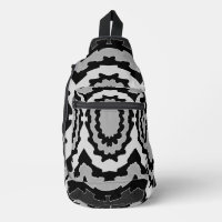 Sling Bag, A Retro black & grey classic design