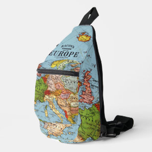 Sling Crossbody bag - Map Of Europe