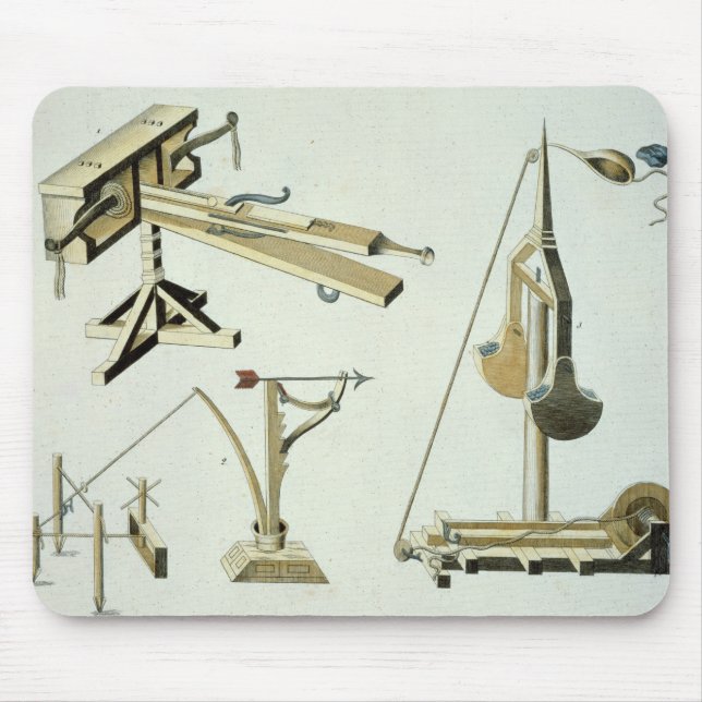 Sling weapons, plate from 'A History of the Develo Mouse Pad (Front)