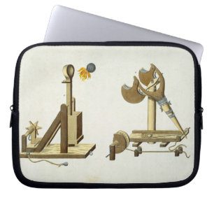 Sling with 'Greek Fire', plate from 'A History of Laptop Sleeve