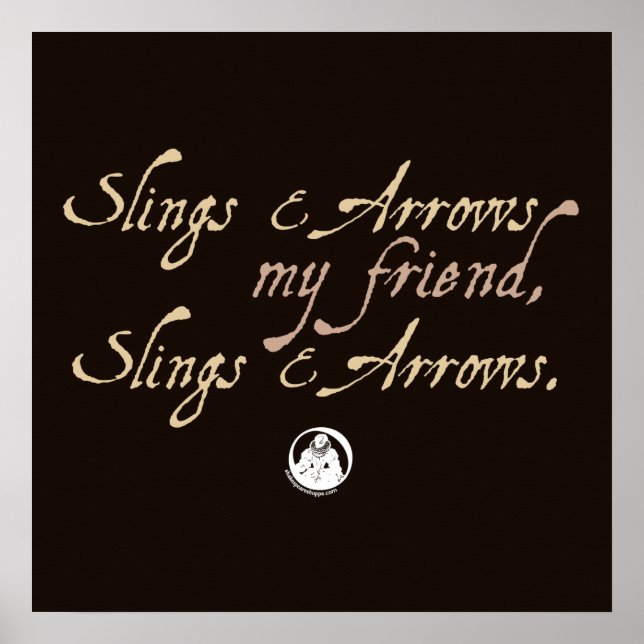Slings and Arrows Poster (Front)