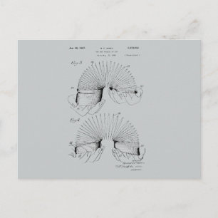 Slinky Patent Postcard