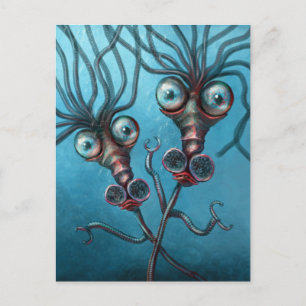 Slinky Seahorses Postcard