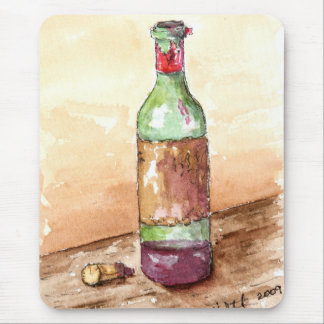 Slip Your Mouse Some Wine Mouse Pad