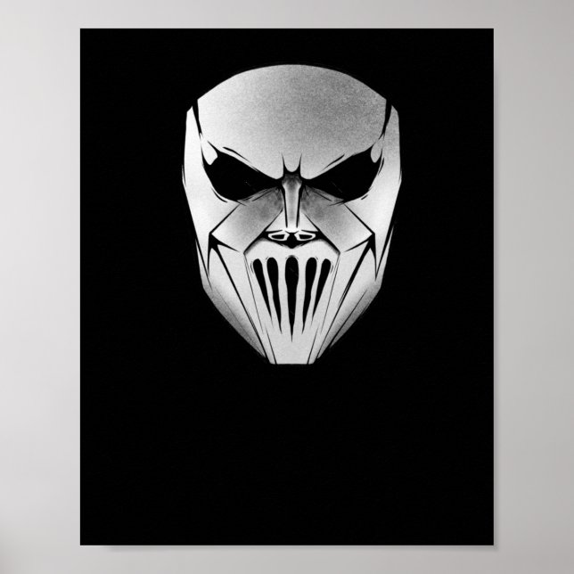 Slipknot Mick Mask Sticker  Poster (Front)