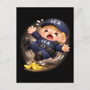 Slippery When Wet Postcard