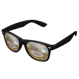 SlipperyJoe Hanukkah dreidel gift octagonal base b Retro Sunglasses