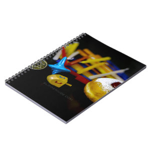 SlipperyJoe Hanukkah symbolic still life holiday e Notebook