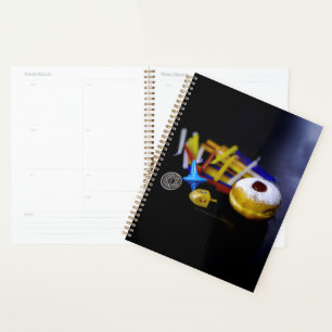 SlipperyJoe Hanukkah symbolic still life holiday e Planner