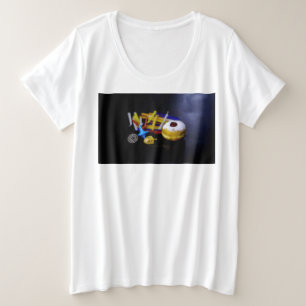 SlipperyJoe Hanukkah symbolic still life holiday e Plus Size T-Shirt