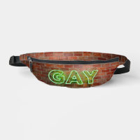 SlipperyJoe illuminated gay neon sign bright vivid