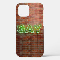 SlipperyJoe illuminated gay neon sign bright vivid