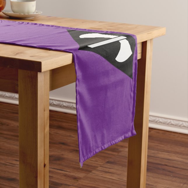 SlipperyJoe lesbian pride flag powerful gay femini Short Table Runner (In Situ)