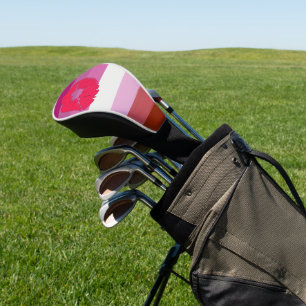 SlipperyJoe lipstick lesbian pride flag feminine c Golf Head Cover