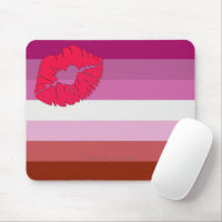 SlipperyJoe lipstick lesbian pride flag feminine c