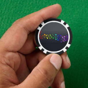 SlipperyJoe love bubbles red orange yellow green c Poker Chips