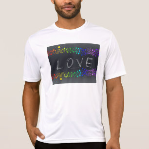 SlipperyJoe love bubbles red orange yellow green c T-Shirt