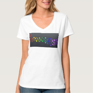 SlipperyJoe love bubbles red orange yellow green c T-Shirt