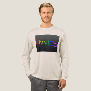 SlipperyJoe love bubbles red orange yellow green c Tri-Blend Shirt