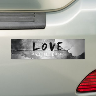 SlipperyJoe love has no colour race skin-tone boun Bumper Sticker