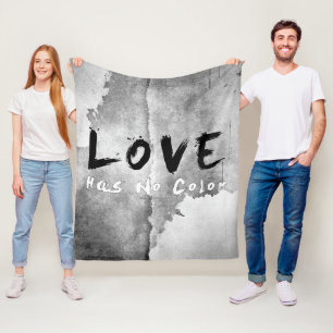 SlipperyJoe love has no colour race skin-tone boun Fleece Blanket