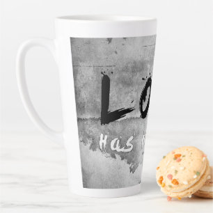 SlipperyJoe love has no colour race skin-tone boun Latte Mug